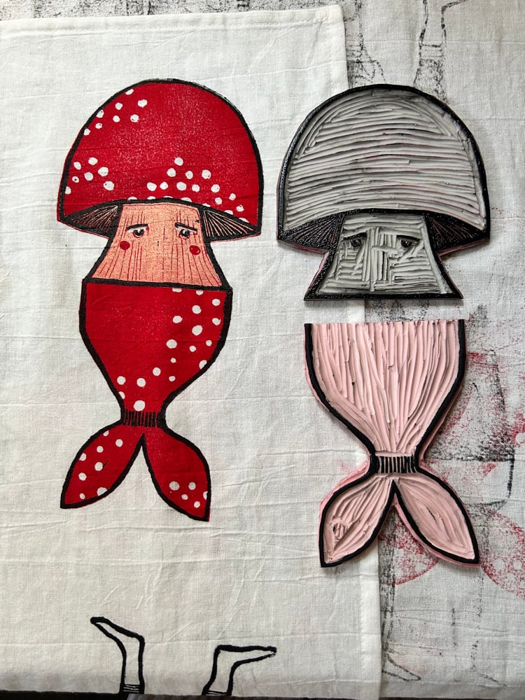 Poison MushroomFish Imaginary Friend