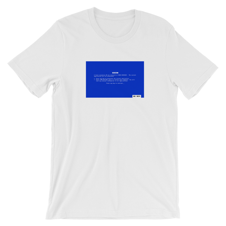 Image of Blue Screen of Death Teees