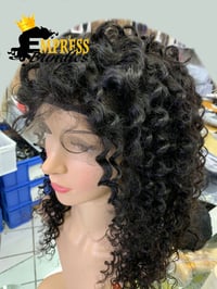 Image 4 of Transparent frontal wigs-deep wave