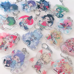 Genshin Impact Mini Glitter Charms