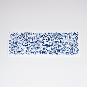 Image of Cotton Printed Japanese Tenugui