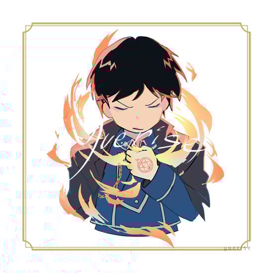 Fullmetal Alchemist Square Prints