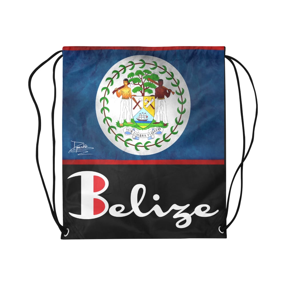Image of BELIZE - Medium Drawstring Bag 13.8"(W) * 18.1"(H) 