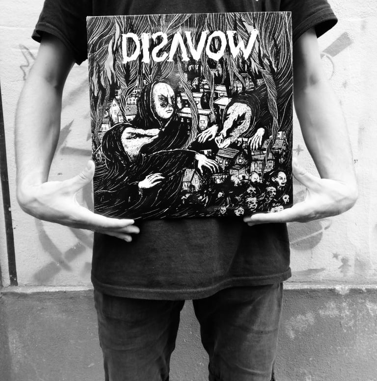 Image of DISAVOW - S/T - LP - BLACK