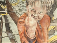 You fucked up my playground, Giclee print