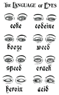 The Language Of Eyes print