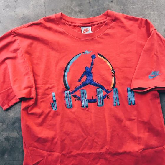 Image of Original Early 90’s Nike Air Jordan Aqua Tee (Red).