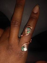  Stone adjustable ring 