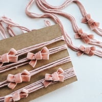 Image 1 of Blush Bow - Single Tieback