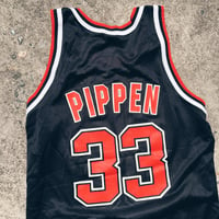 Image 2 of Original 90’s Champion Bulls Pippen Alternate Jersey.