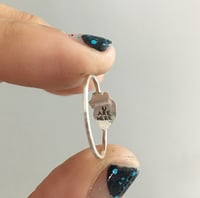 Image 2 of dainty anatomical heart ring