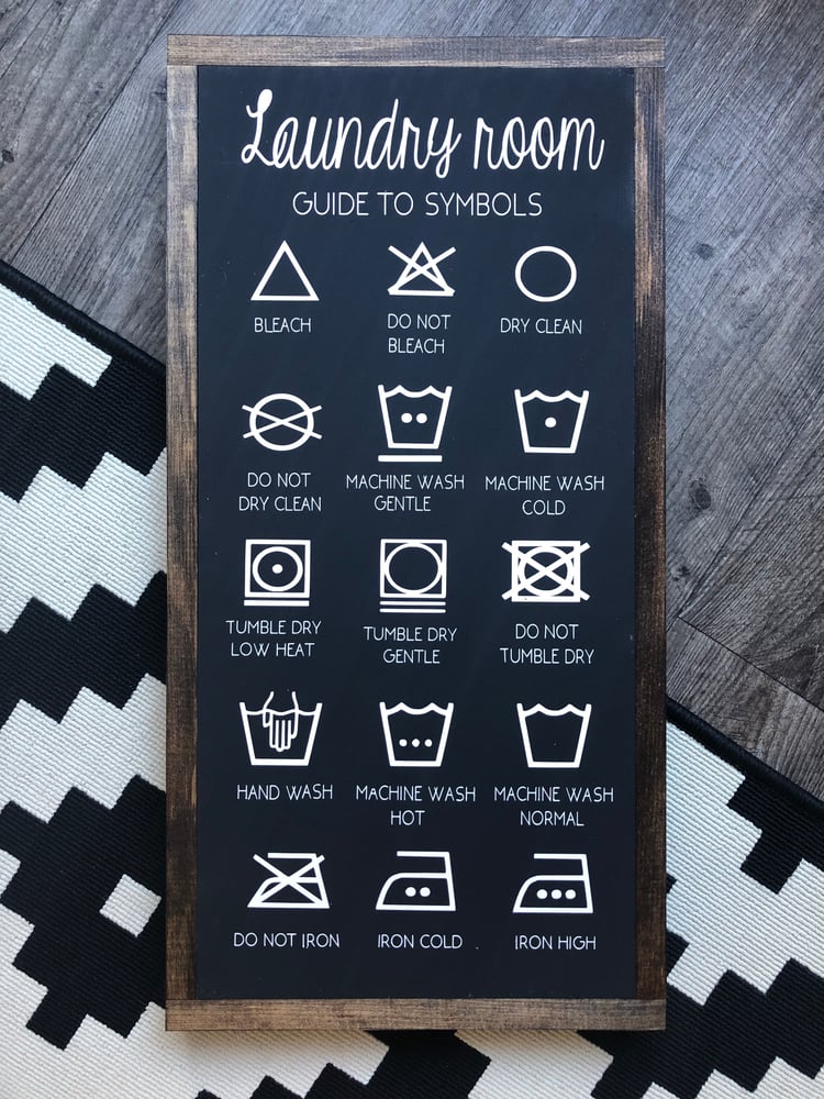 Image of Laundry Symbols 