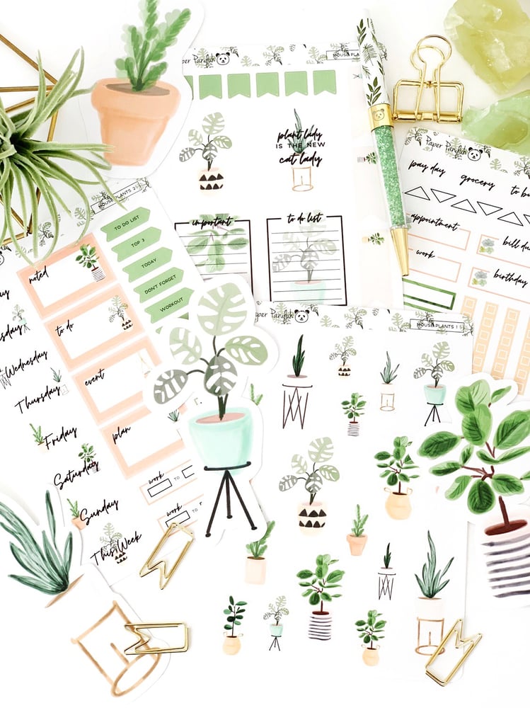 Image of House Plant Sticker Collection