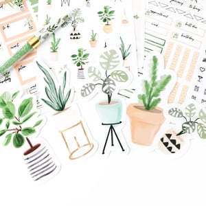 Image of House Plant Sticker Collection