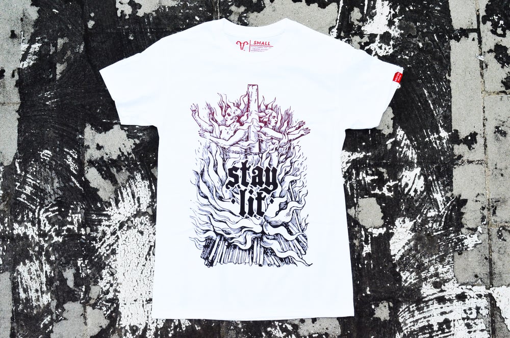 Stay Lit White T-Shirt