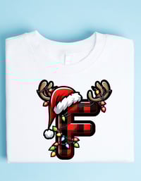 Image 6 of Christmas Alphabet Letters Shirt