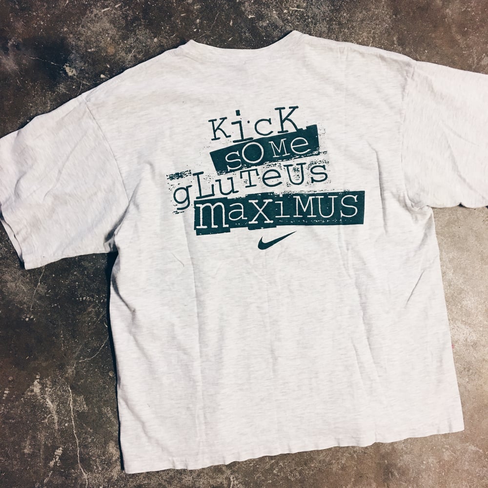 Image of Original Early 90’s Nike Kick Some Butt Tee.