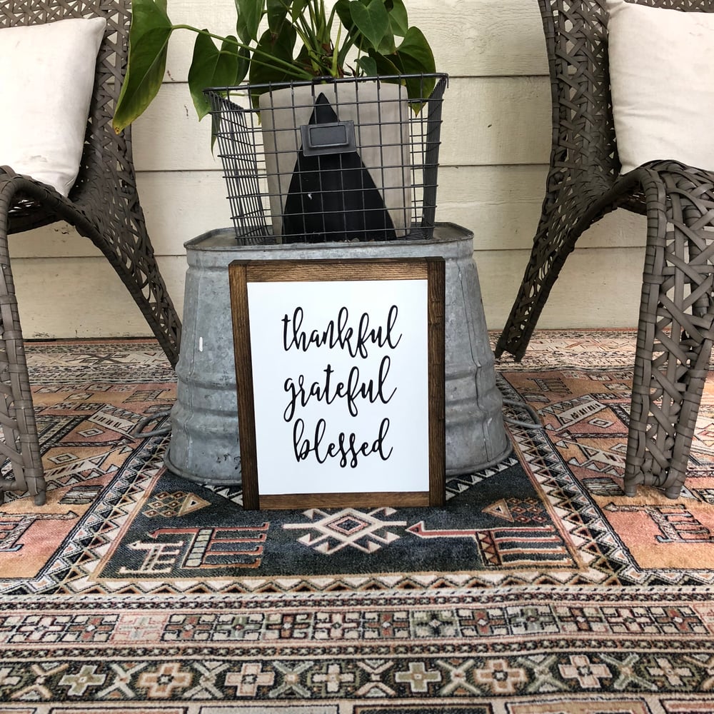 Image of Thankful, grateful, blessed