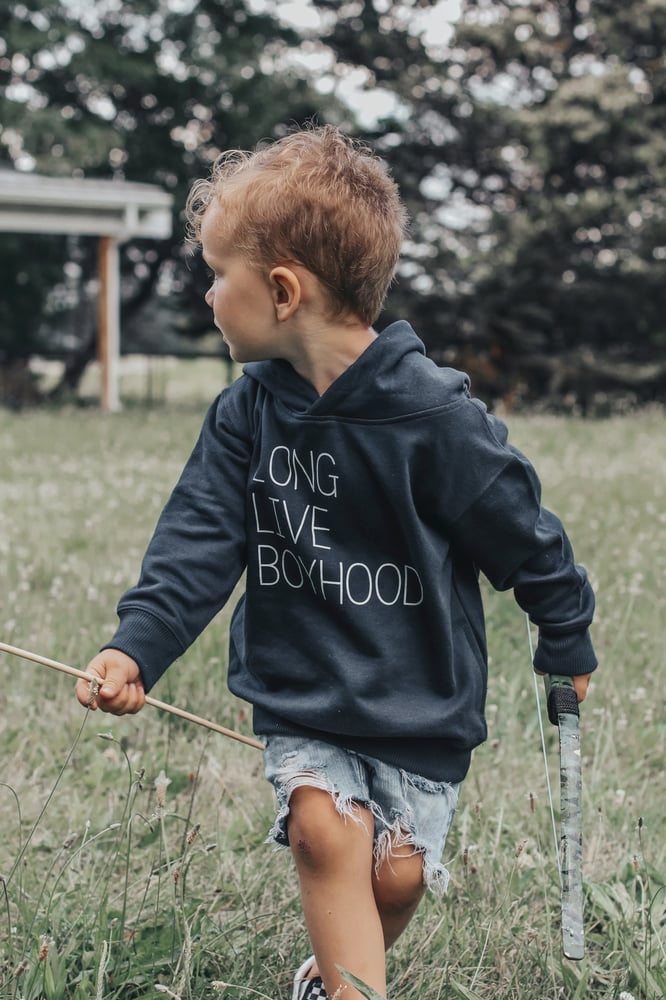 Image of LONG LIVE BOYHOOD SWEATSHIRT (NAVY)
