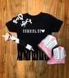 Cowgirl Up Distressed Tee