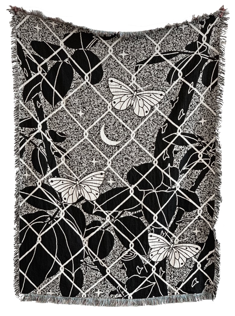 Image of "NIGHT MASS" COTTON BLANKET