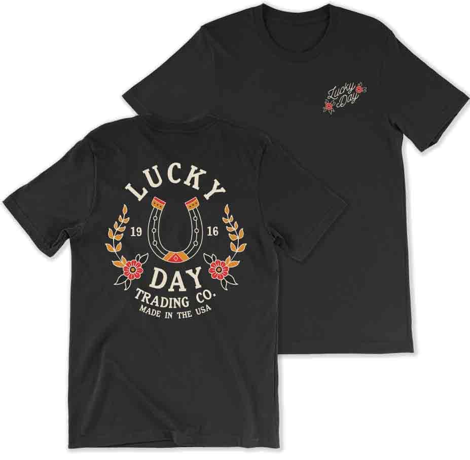Image of Lucky Day - Horseshoe T-shirt