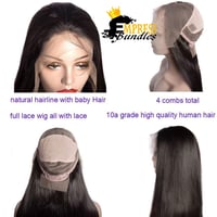 Image 2 of full lace wigs - straight