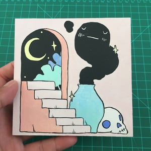 Image of Haunted Stairways Painting 