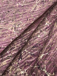 Image 1 of Marbled Paper #7 'DOUBLE MARBLED' Spanish Ripple' in Plum