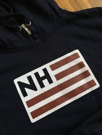 Image 2 of NH Flag logo Hoodie - Navy