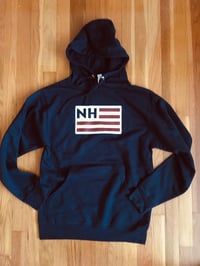 Image 1 of NH Flag logo Hoodie - Navy