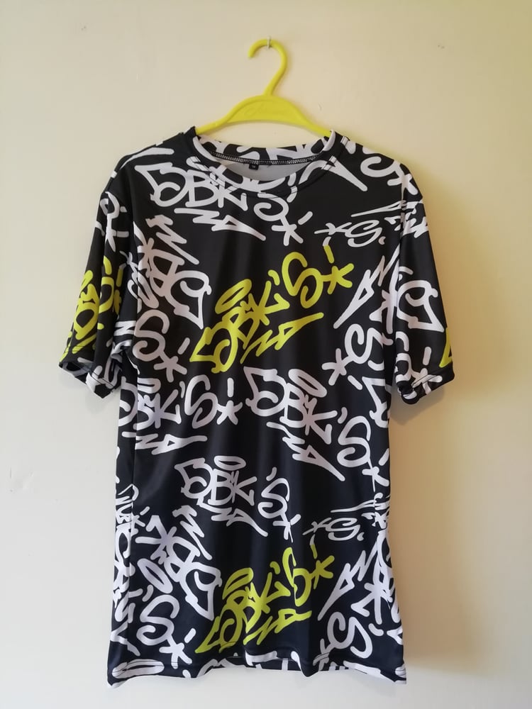 Image of DBK'S Handstyle Pattern T Shirts