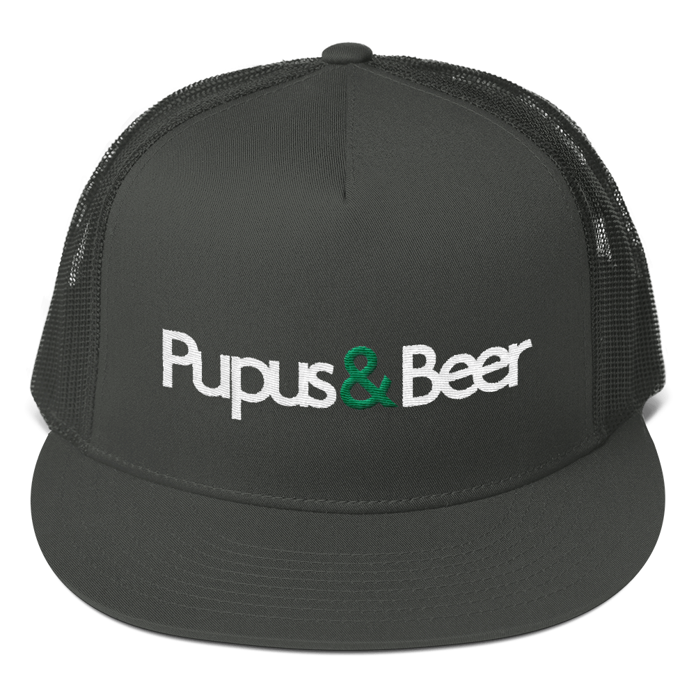 Image of PUPUS AND BEER EMBROIDERED HAT