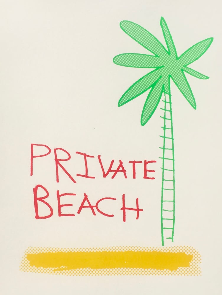 Image of Private Beach by Charlie Evaristo-Boyce 
