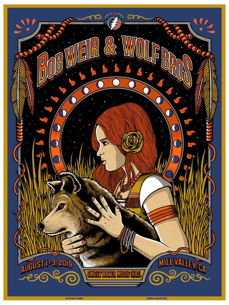 BOB WEIR & WOLF BROS Sweetwater Music Hall 2019 Scraped Knee