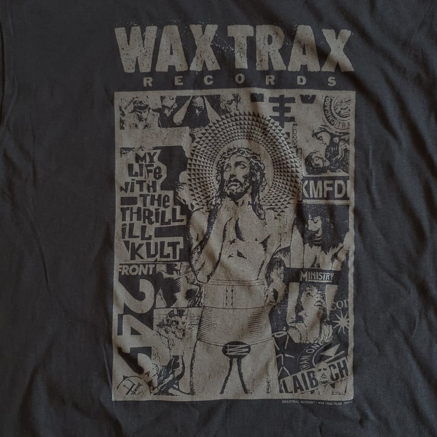 WAX TRAX! - T-Shirt / Industrial Accident Collage 