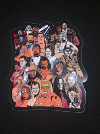 Wrestling legends sticker