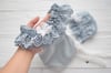 Alessia blue III romper or bonnet / two sizes