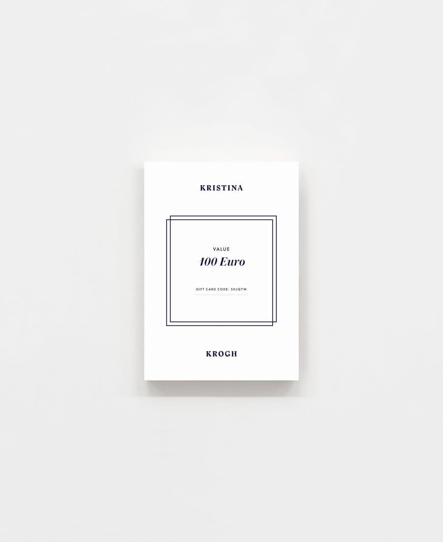 Kristina Krogh — Virtual Gift Card (Value: 50 – 1000 Euro)
