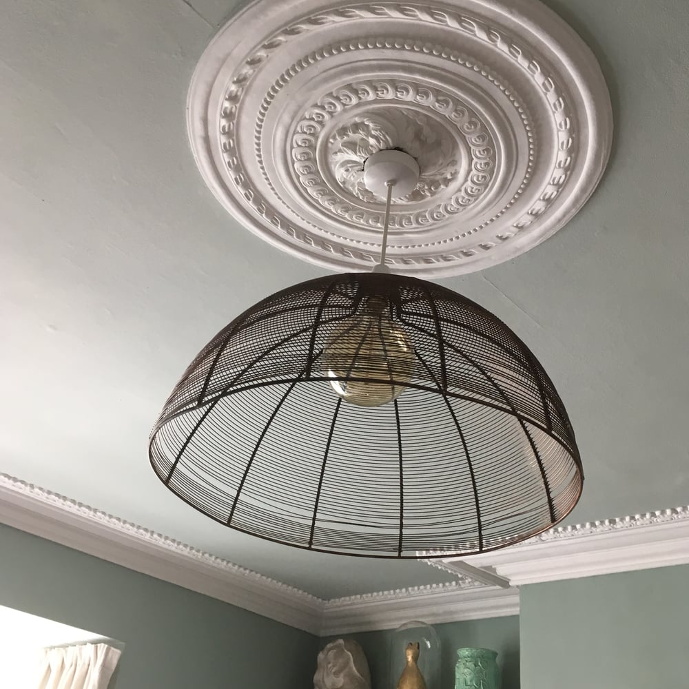 Image of 50cm Diameter Copper Cage Shade