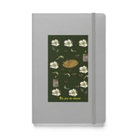 Cahier personnalisé à couverture rigide "rose de noël"