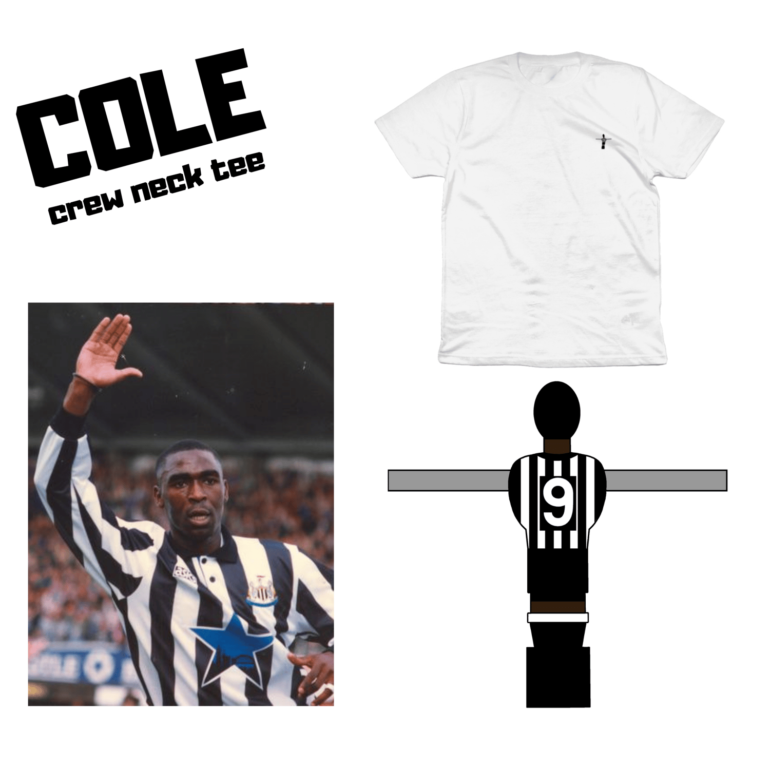 Image of HWTL1892 COLE CREW NECK TEE