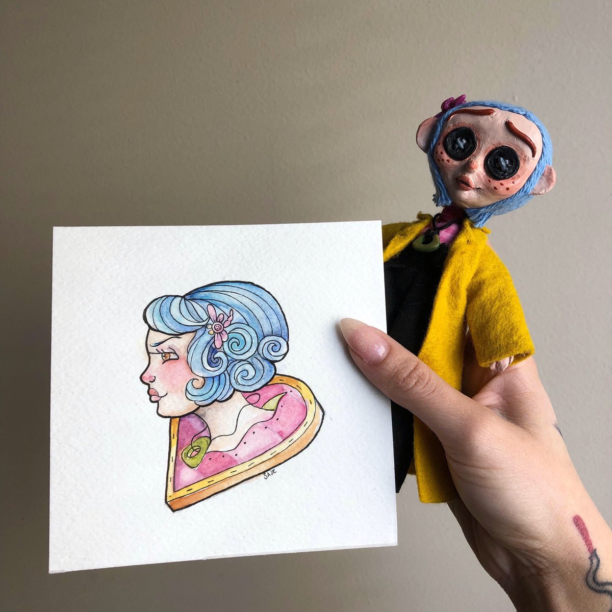 Coraline And Wybie Little Spies Doll Set Sajegary