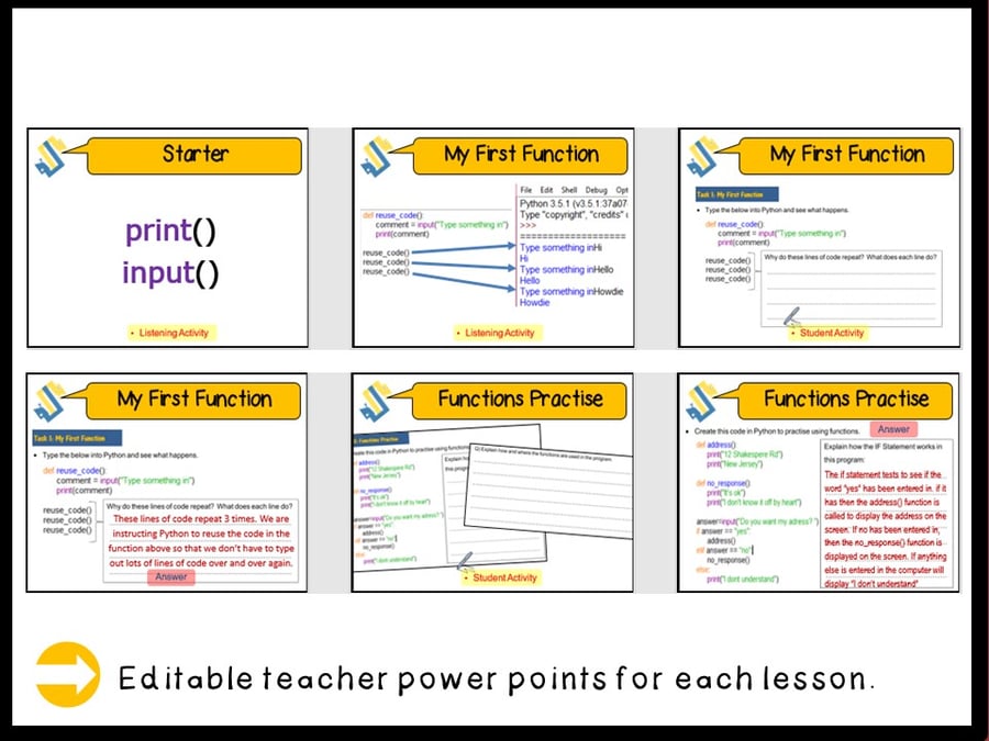 Image of Python Programming - Creating & Using Functions