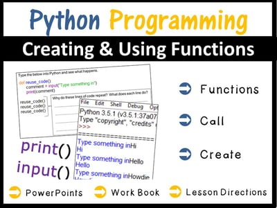 Image of Python Programming - Creating & Using Functions