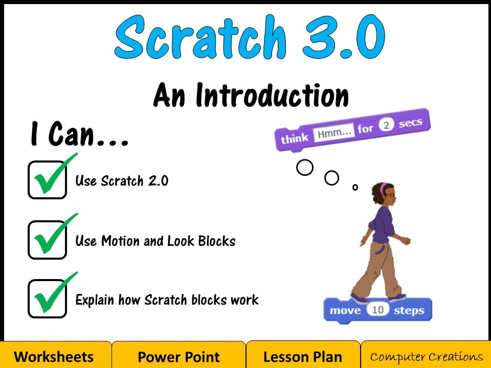 Scratch Programming - Introduction to Scratch Lesson (Scratch 3.0