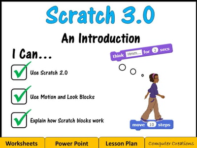 Image of Scratch Programming - Introduction to Scratch Lesson (Scratch 3.0)