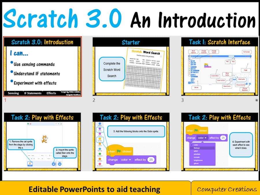 Image of Scratch Programming - Introduction to Scratch Lesson (Scratch 3.0)