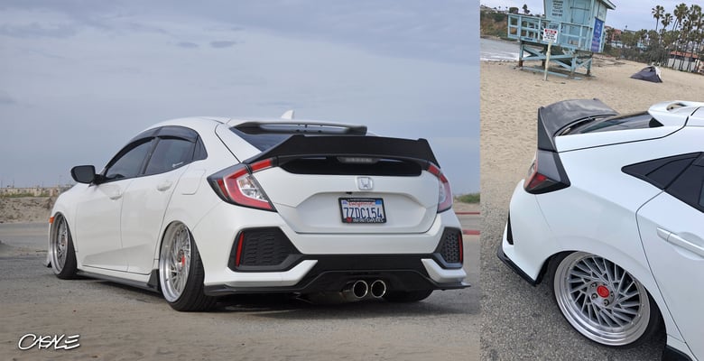 Image of Civic Hatchback 2016-2021 High Duckbill Spoiler 