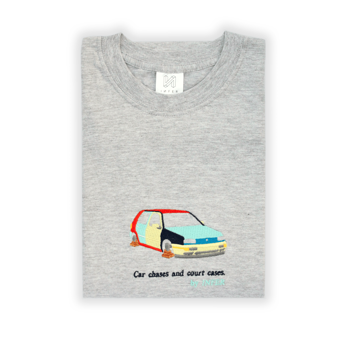Image of 'Harlequin' T-Shirt Grey
